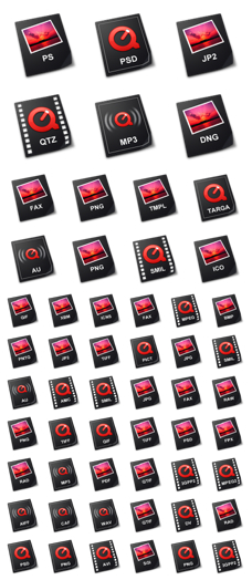 Desktop Icons Set: Xpack Files 2 by 