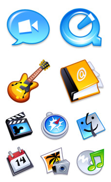 Desktop Icons Set: iComic Applications by 