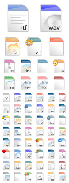 Desktop Icons Set: MMC File Types Collection vol. 1 by 