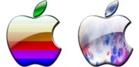 Desktop Icons Set Apple Logo by Te2