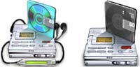Desktop Icons Set Sony MiniDisc by Ned