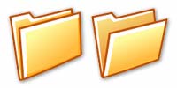 Desktop Icons Set Soft Generic Folders by FastIcon.com