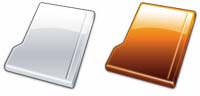 Desktop Icons Set Glass Folders by Adrian Jean