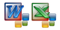 Desktop Icons Set Microsoft Office 2003 by Jairo Boudewyn