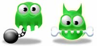 Desktop Icons Set Ghost Family by Tab