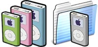 Desktop Icons Set iPod mini by Helmer