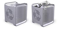 Desktop Icons Set G5 Trash Cans by ProenÃ§a