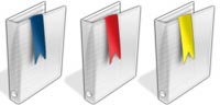 Desktop Icons Set Excellence Folders Label by elmigue