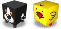 Desktop Icons Set The Cubic Animals by VladZ