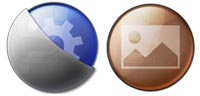 Desktop Icons Set Four Balls by Dragon Tongue