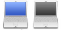 Desktop Icons Set PowerBook G4 12-inch by Bombia Design