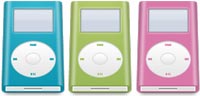 Desktop Icons Set iPod mini by Bombia Design