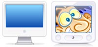 Desktop Icons Set Apples by FastIcon.com