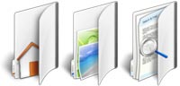 Desktop Icons Set LHA Folders by Enhanced Labs