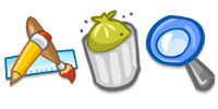 Desktop Icons Set Toon System by FastIcon.com