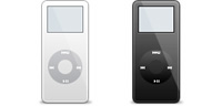 Desktop Icons Set iPod nano by Bombia Design