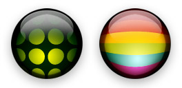 Desktop Icons Set ColorSpots by Gingko