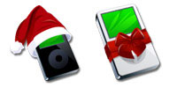 Desktop Icons Set iPod Christmas by FastIcon.com