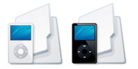 Desktop Icons Set iPod Folders by FastIcon.com