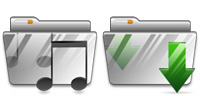Desktop Icons Set Vista MX Folders by Studiomx