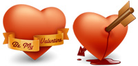 Desktop Icons Set Happy Valentine's Day by IconDrawer.com