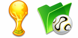 Desktop Icons Set Comic World Cup by FastIcon.com