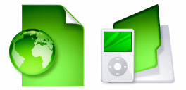 Desktop Icons Set GreenVille 2 by FastIcon.com