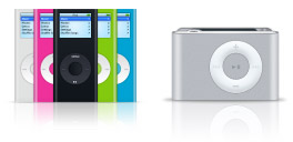 Desktop Icons Set The New iPod Family by Edward Scherf