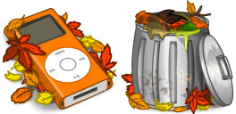 Desktop Icons Set I Love Autumn! by Julia Nikolaeva