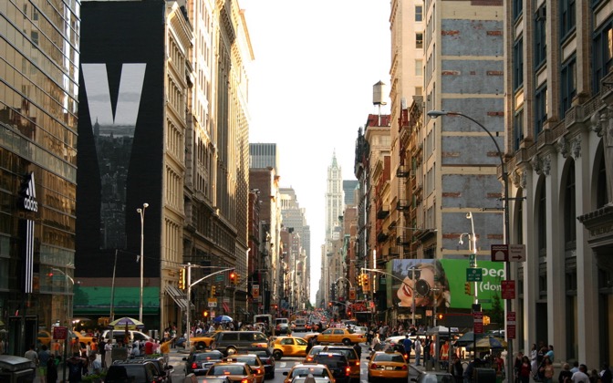 High-resolution desktop wallpaper New York Streets by Veebas