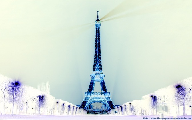 High-resolution desktop wallpaper Eiffel Towered by Blake J. Nolan