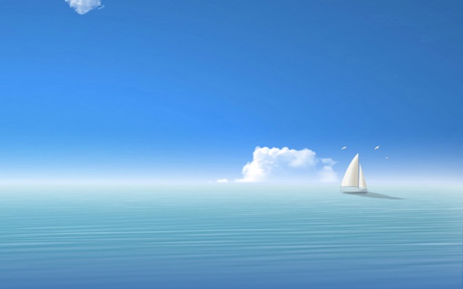 High-resolution desktop wallpaper Island Boat by dimage