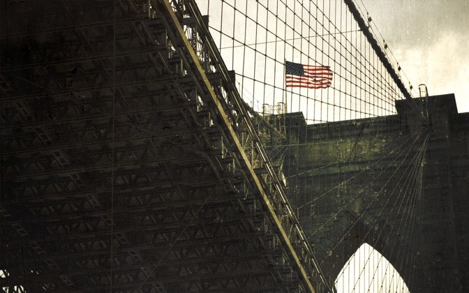 High-resolution desktop wallpaper Brooklyn Bridge by Jerome Deboudt