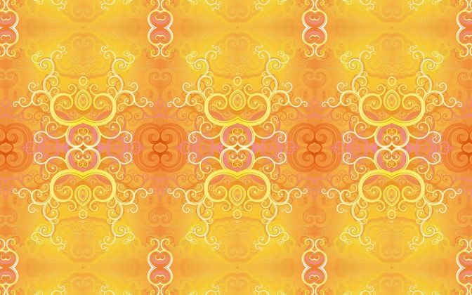 High-resolution desktop wallpaper Orange Aura by Gaetano