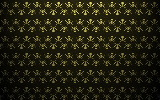 High-resolution desktop wallpaper Pirate Pattern by effin