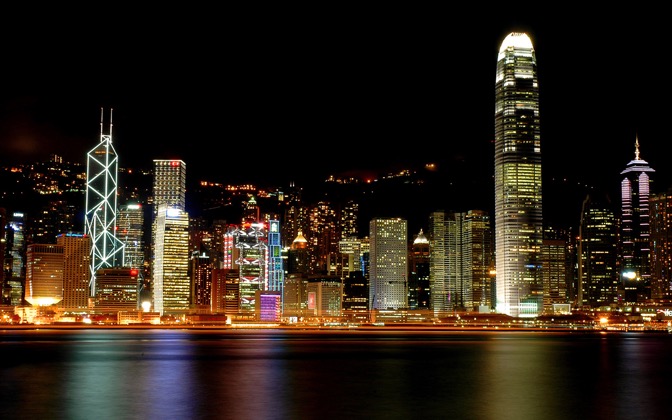 High-resolution desktop wallpaper Hong Kong - Victoria Harbour by raymondso