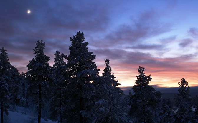 High-resolution desktop wallpaper Northern Sunset by danielgriffel