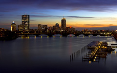 High-resolution desktop wallpaper Sunset on the Charles by Ron Phillips