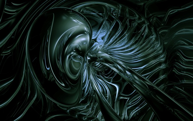 High-resolution desktop wallpaper Alienish by Richard Mohler