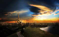 High-resolution desktop wallpaper The City of a Thousand Minarets by waelsaad