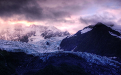 High-resolution desktop wallpaper Glacier Sunrise by mhl12