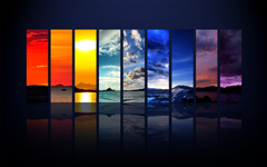 High-resolution desktop wallpaper The Spectrum of the Sky by Dominic Kamp