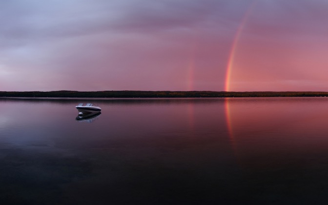 High-resolution desktop wallpaper Sugar Lake Rainbow by ferrari24