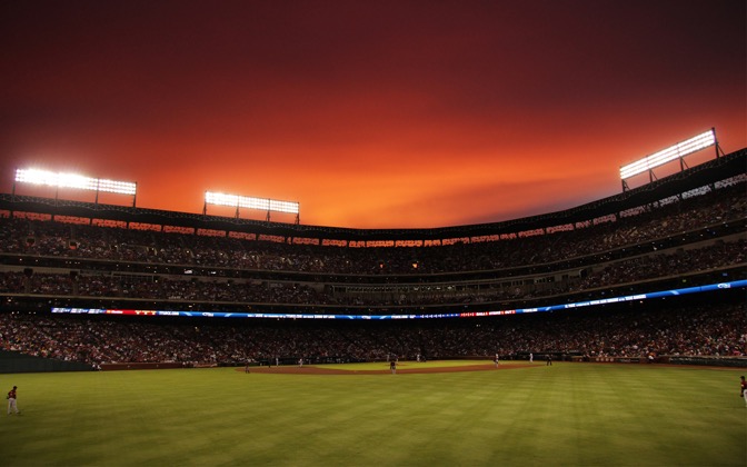 High-resolution desktop wallpaper Rangers Ballpark in Arlington by topherking35