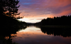 High-resolution desktop wallpaper Yellowstone Sunset by jondraperr