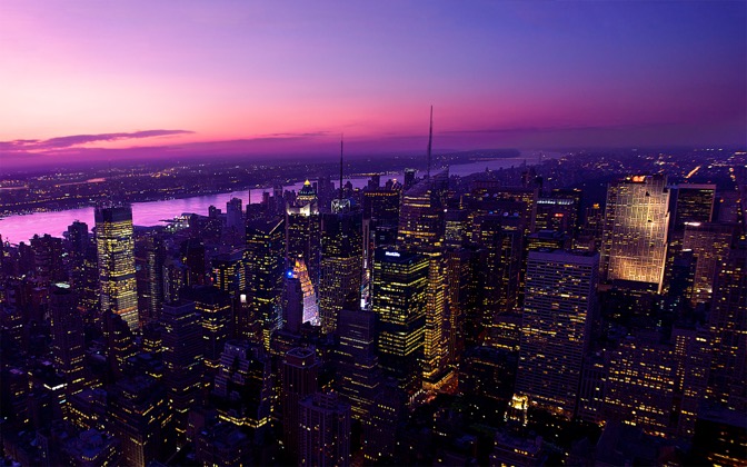 High-resolution desktop wallpaper Twilight in The Big Apple by ahmed.hassan