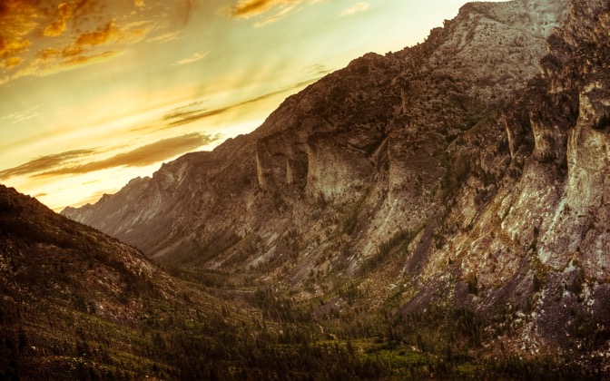 High-resolution desktop wallpaper Canyon Sunset by jacobfox