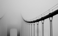 High-resolution desktop wallpaper Vanishing Bridge by Matt Hanson