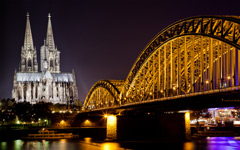 High-resolution desktop wallpaper Cologne Cathedral by uburoi