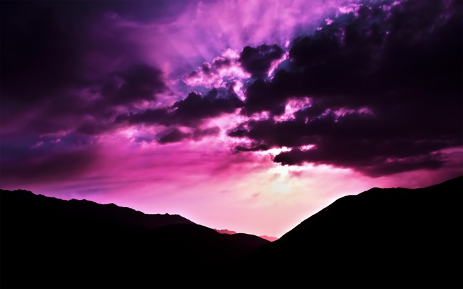 High-resolution desktop wallpaper Purple Morning by salar